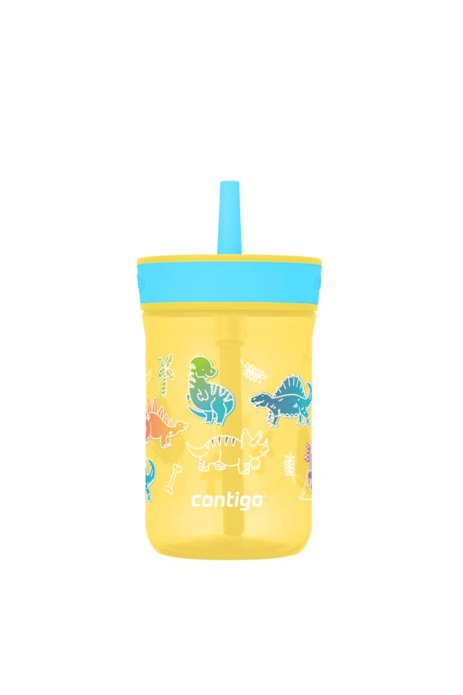 Kids’ Leighton Straw Tumbler with Spill-Proof Leak-Proof Lid, 14oz N7